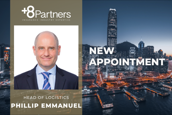 Phillip Emmanuel to lead +8 Partners logistics practice across Asia and North America